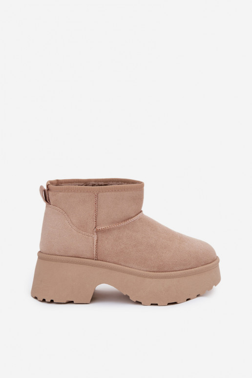 SneeuIn laarzen Dames laag Persistent model opInarmen met bont erin kaki kleuren Het heeftvelle