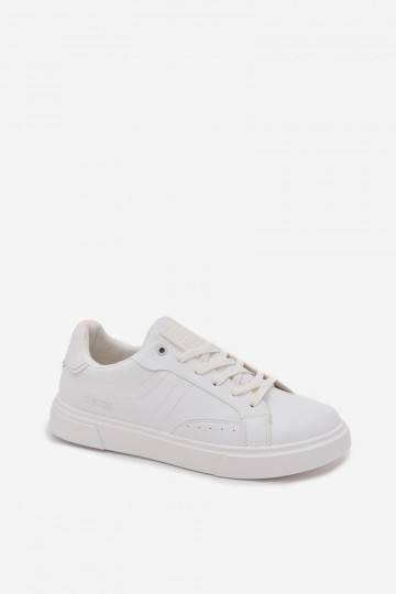 Witte heren sneakers van kunstleer "Big Star OO174118"