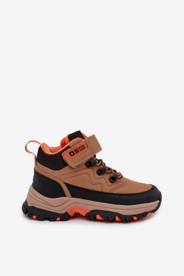 chaussures Bottes de neige Puéril avec attaches adhésives Big Star SS374012 marron 2