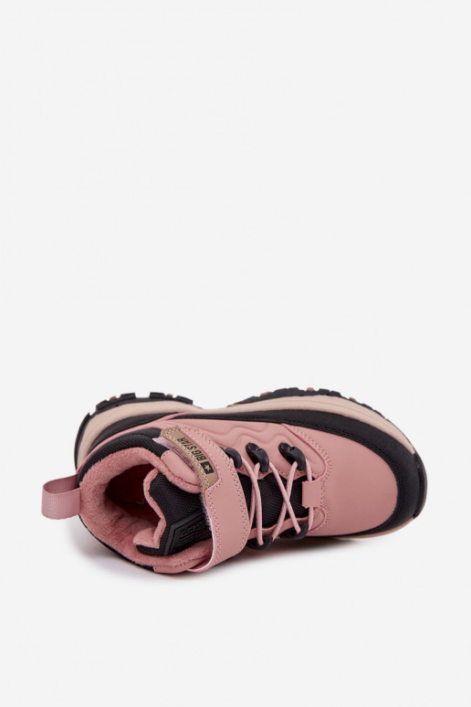 Schuhe Schneestiefel Kindisch mit Klebeverschlüssen Big Star SS374011 pinke Farbe Schuhe Schneestiefel Kindisch mit Klebeverschlüssen Big Star SS374011 pinke Farbe