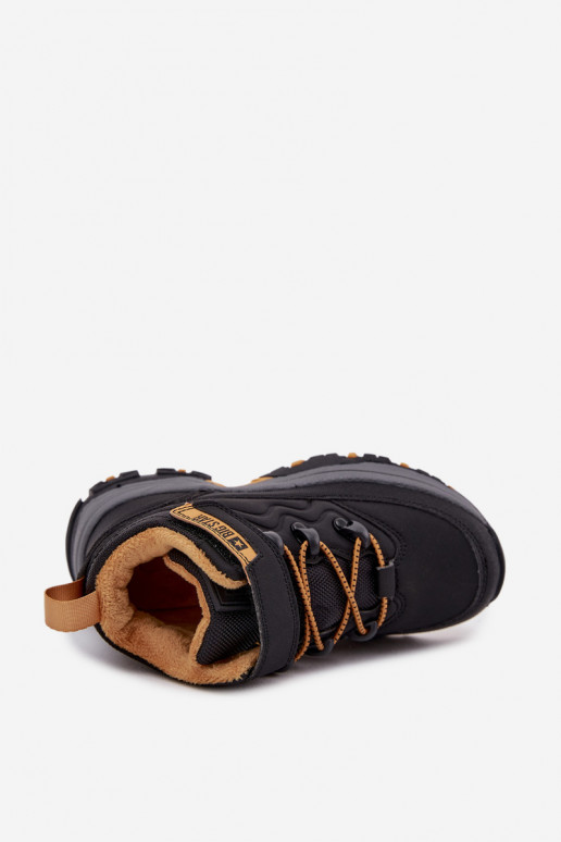 chaussures Bottes de neige Puéril avec attaches adhésives Big Star SS374013 couleur noire