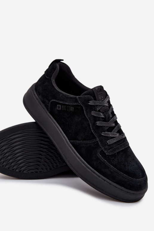 Het heeftnnen Sneakers model schoenen met platform van suède Big Star OO174012 zInart