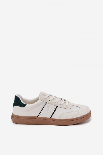 Baskets de sport basses pour hommes blanches "Big Star SS174078" 2