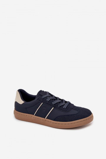 Donkerblauwe heren lage sportschoenen "Big Star SS174079"