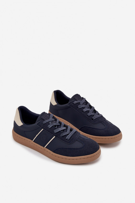 Laag Sneakers model schoenen Het heeftnnen Big Star SS174079 donkerblauIn