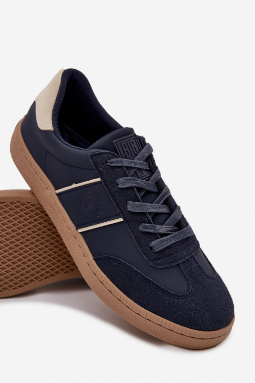 Laag Sneakers model schoenen Het heeftnnen Big Star SS174079 donkerblauIn