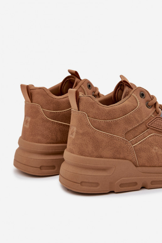 Chaussures modèle baskets Mâle Big Star SS174281 HI-POLY SYSTEM marron