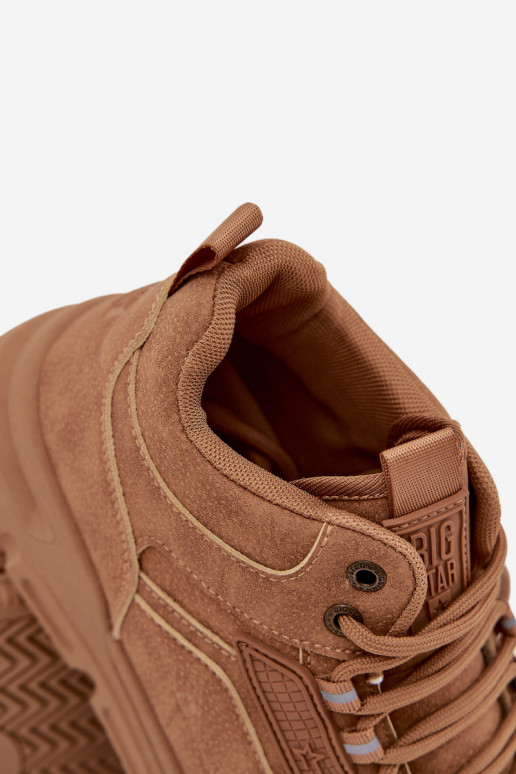 Chaussures modèle baskets Mâle Big Star SS174281 HI-POLY SYSTEM marron