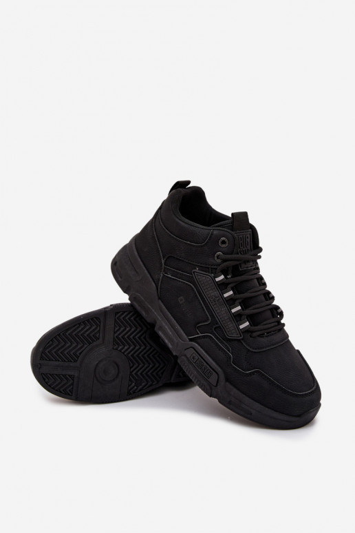 Sneakers Stilvollllschuhe Männlich Big Star SS174282 HI-POLY SYSTEM schZuarze Farbe