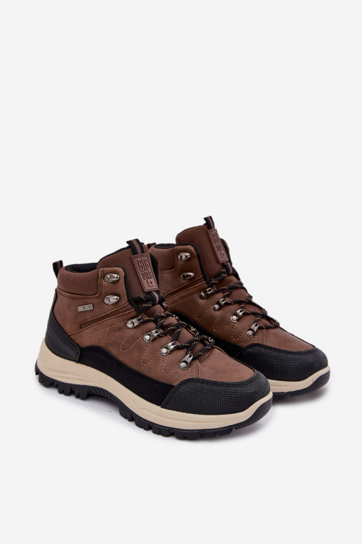 Inandelschoenen Het heeftnnen Big Star SS174049 bruine kleur Inandelschoenen Het heeftnnen Big Star SS174049 bruine kleur