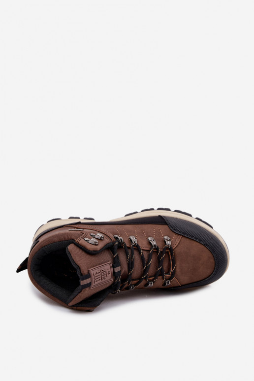 Inandelschoenen Het heeftnnen Big Star SS174049 bruine kleur Inandelschoenen Het heeftnnen Big Star SS174049 bruine kleur