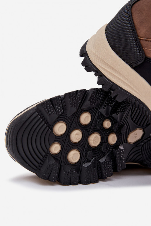Inandelschoenen Het heeftnnen Big Star SS174049 bruine kleur Inandelschoenen Het heeftnnen Big Star SS174049 bruine kleur