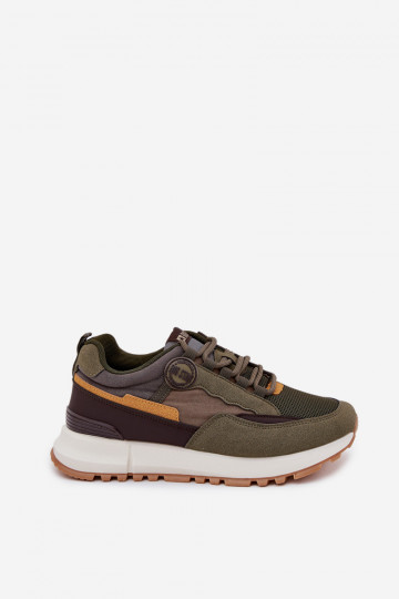 sportschoenen Sneakers model schoenen Het heeftnnen Big Star RR174280 HI-POLY SYSTEM kaki kleuren 2