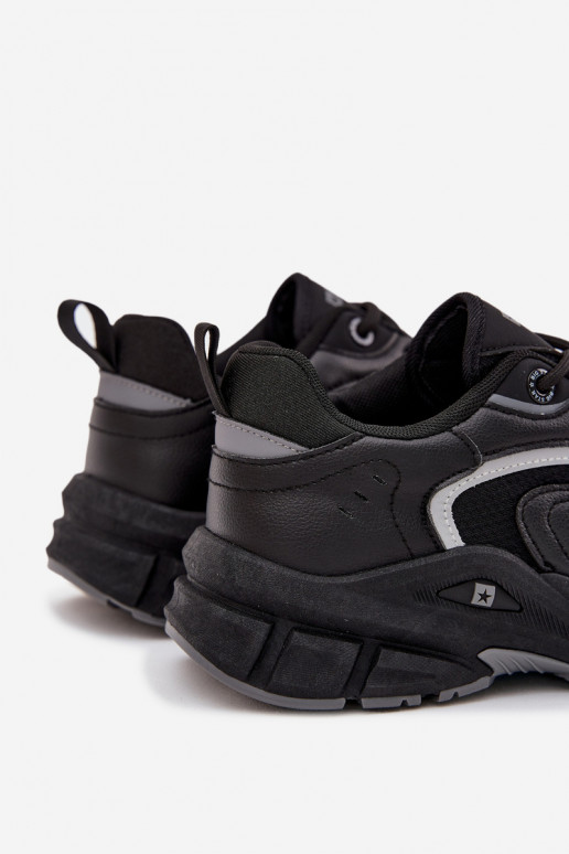 Turnschuhe Sneakers Stilvollllschuhe Männlich Big Star SS174285 schZuarze Farbe