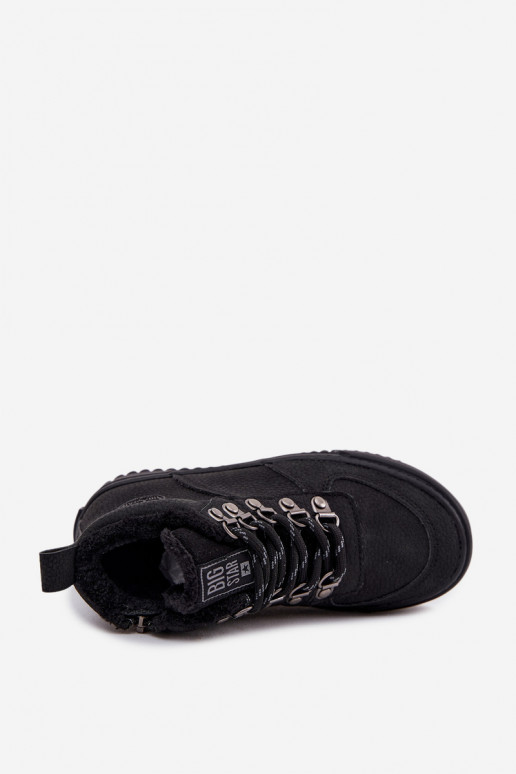 bottes de randonnée chaussures Puéril réchauffer Big Star SS374075 couleur noire