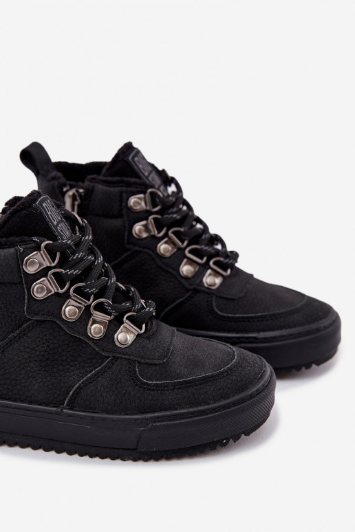 INanderstiefel Schuhe Kindisch sich Zuarm laufen Big Star SS374075 schZuarze Farbe