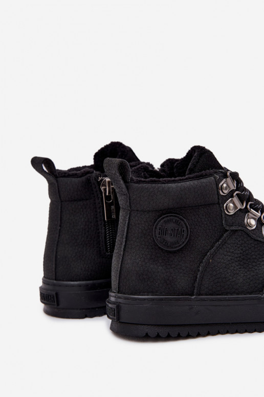 bottes de randonnée chaussures Puéril réchauffer Big Star SS374075 couleur noire