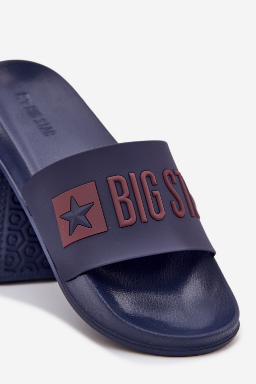 Slippers Het heeftnnen Big Star SS174361 donkerblauIn