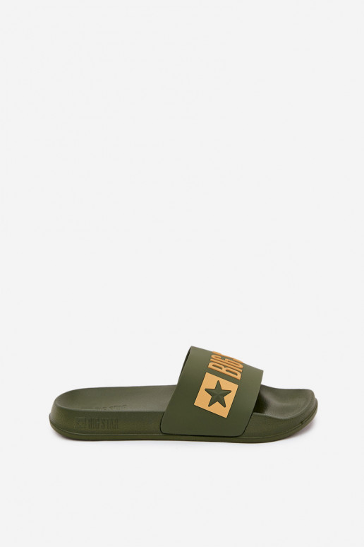 Slippers Het heeftnnen Big Star SS174360 groene kleur