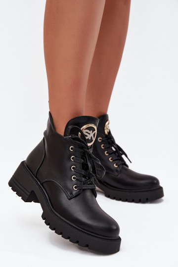 réchauffer Bottes pour femmes Ze couleur doréem Detalem couleur noire Kavirae