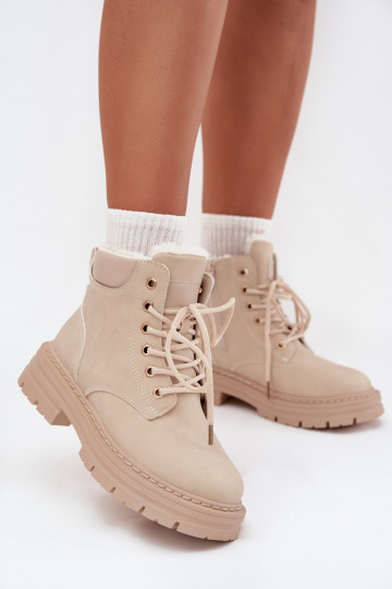 schoenen Dames opInarmen met bont erin Opar het kasteel ivoor Tharika 2