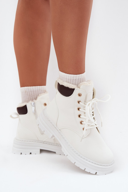 Schuhe Feminin sich Zuarm laufen mit Fell innen Zum Schloss Zueiße Farbe Tharika