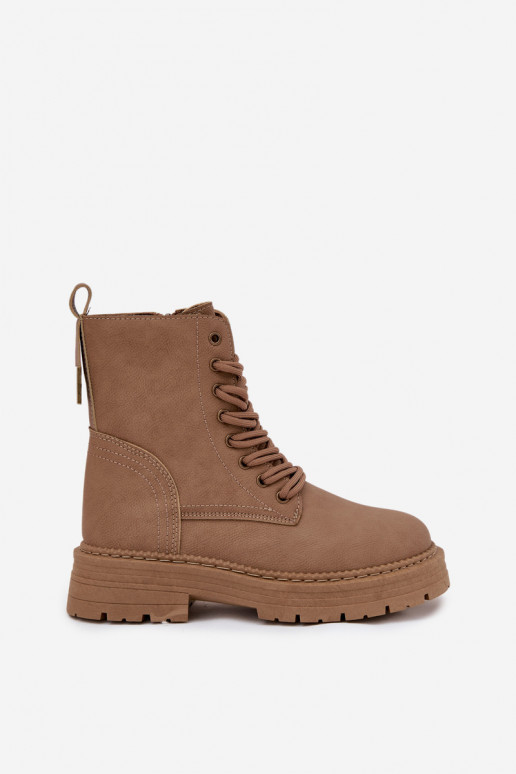 Féminin Bottines de travail Au Château beige Tirina