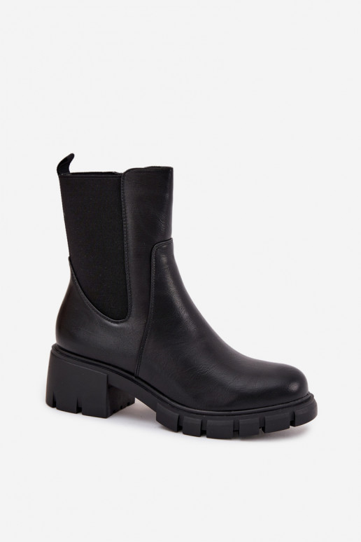 Bottes pour femmes Klocke Eko Peau couleur noire Kyra Bottes pour femmes Klocke Eko Peau couleur noire Kyra
