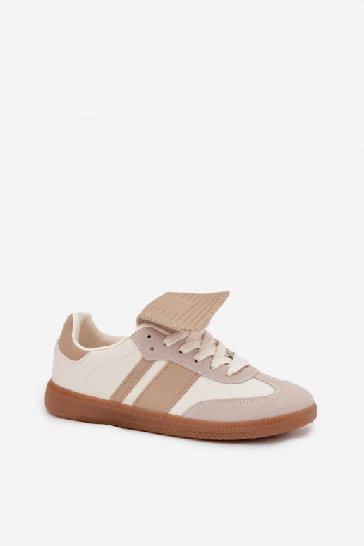 Niedrig Sneakers Stilvollllschuhe FemininINyZuiniętym Językiem Beige Ardira
