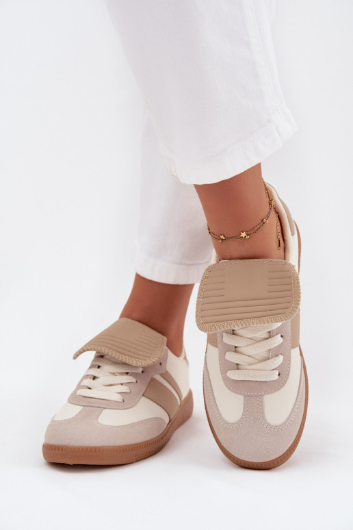 Faible Chaussures modèle baskets FémininDANSyÀiniętym Językiem beige Ardira