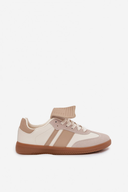 Faible Chaussures modèle baskets FémininDANSyÀiniętym Językiem beige Ardira