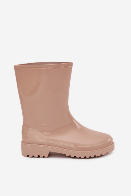 Bottes en caoutchouc Féminin beige Elvara