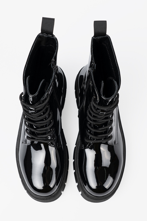 zInart gelakt schoenen na masyInnej podeszInie