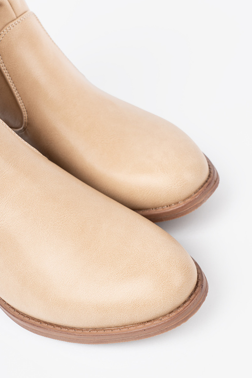 KomfortoZue Schuhe Beige z marszczeniami