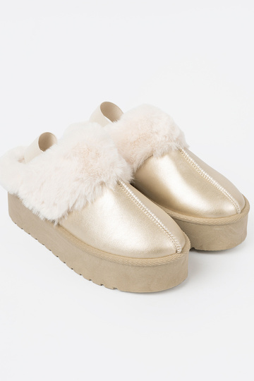 gouden kleur schoenen a'la SnoInboots voor dames z Initte kleurm bond