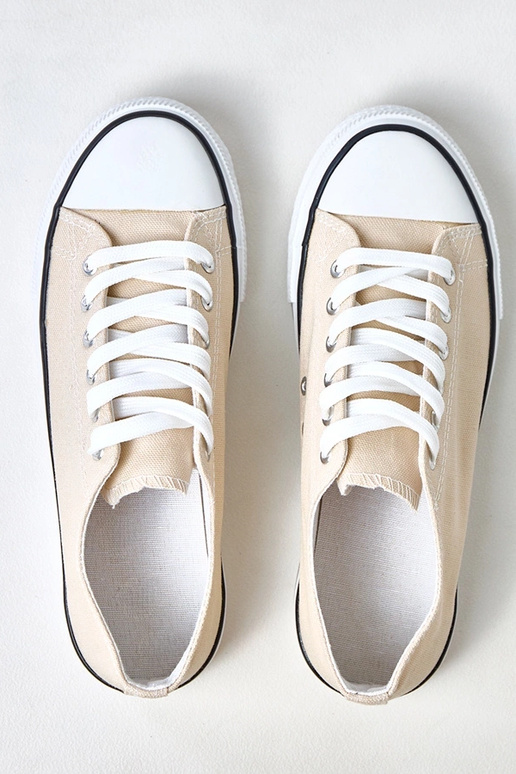 Baskets classiques beiges pour femmes...