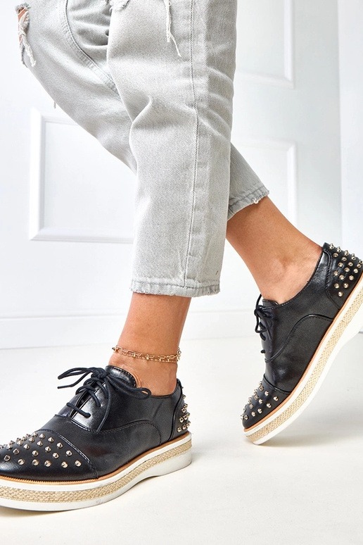 Bottines noires pour femmes avec...