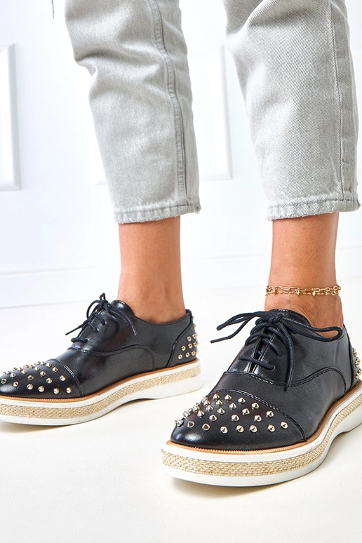 Schwarze Damen-Stiefeletten mit...