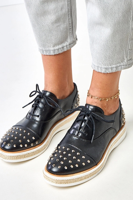 Schwarze Damen-Stiefeletten mit...