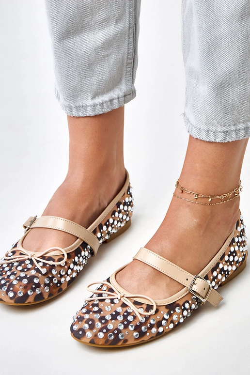 Leopardprint netbalerina's met...