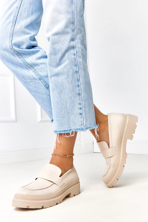 Mocassins sable en simili cuir Seraphin