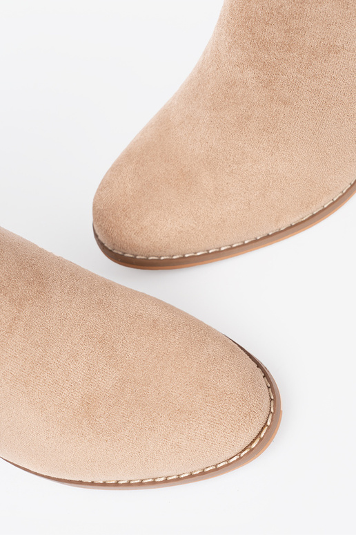 Style élégant chaussures beige avec boucle décorative