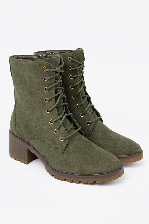 couleur verte Chaussures de femme lacé couleur verte Chaussures de femme lacé