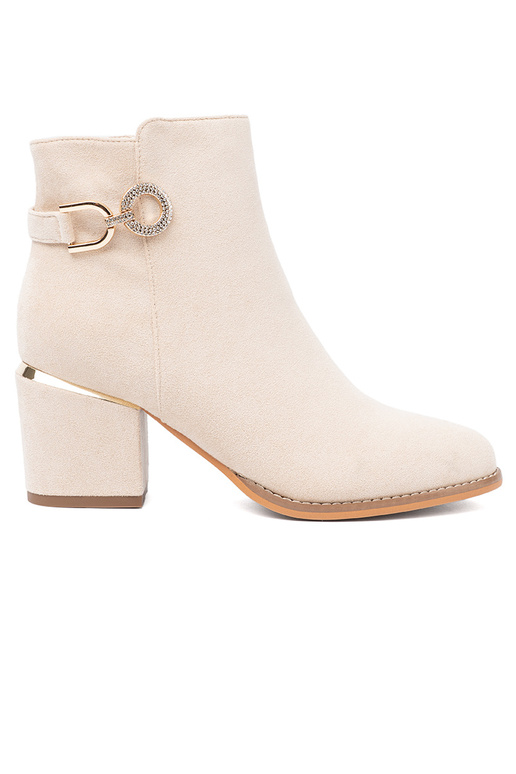 couleur ivoire bottes avec boucle décorative couleur ivoire bottes avec boucle décorative