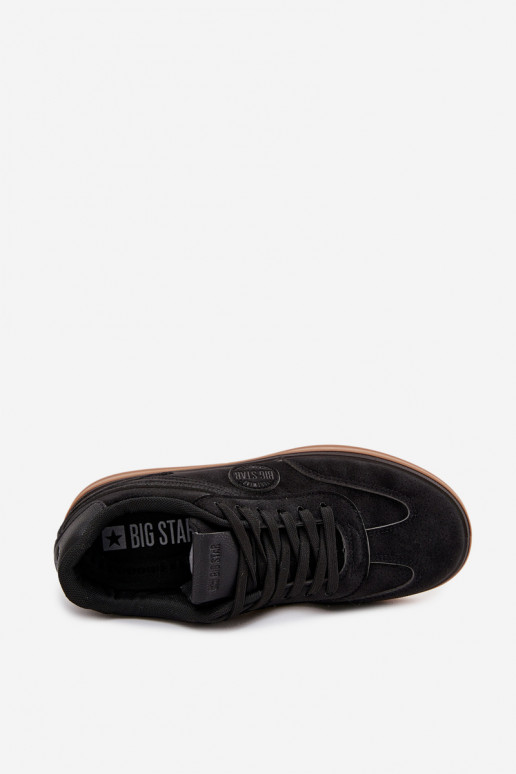 Chaussures modèle baskets Mâle Faible Big Star SS174019 HI-POLY SYSTEM couleur noire