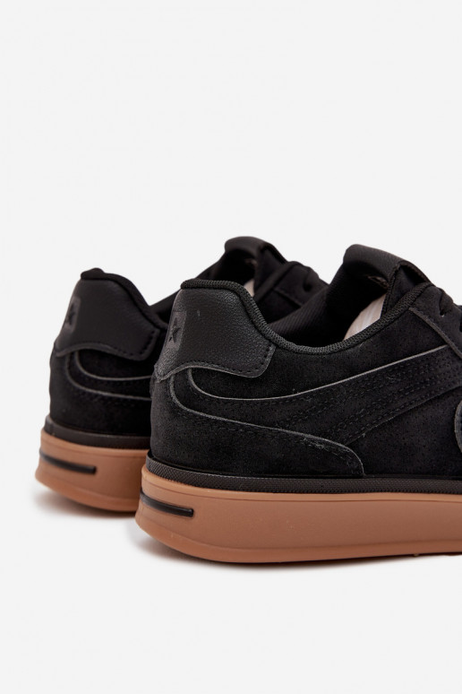 Chaussures modèle baskets Mâle Faible Big Star SS174019 HI-POLY SYSTEM couleur noire