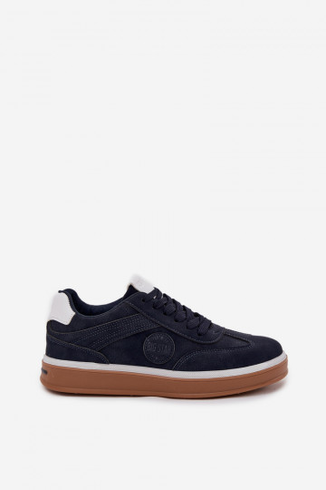 Sneakers Stilvollllschuhe Männlich Niedrig Big Star SS174021 HI-POLY SYSTEM Dunkelblau 2