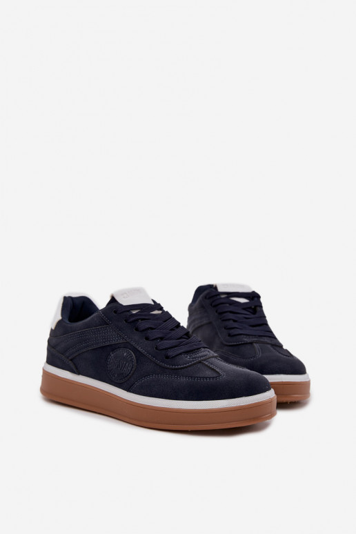 Sneakers model schoenen Het heeftnnen Laag Big Star SS174021 HI-POLY SYSTEM donkerblauIn