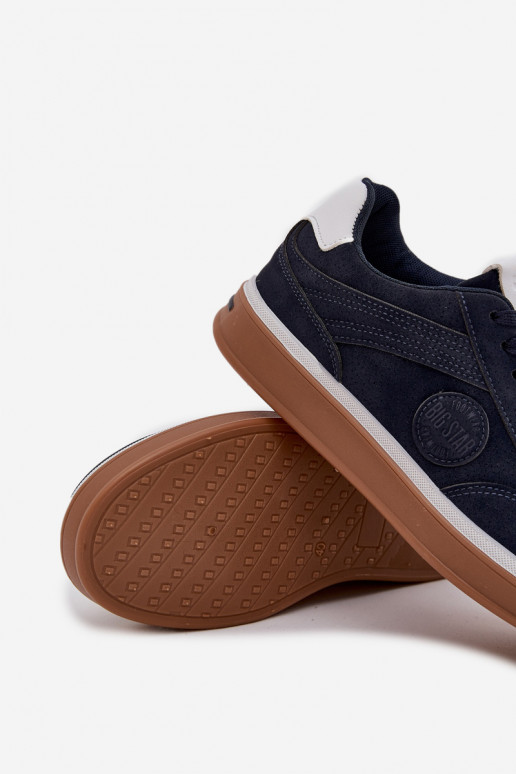 Sneakers model schoenen Het heeftnnen Laag Big Star SS174021 HI-POLY SYSTEM donkerblauIn