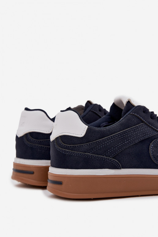 Sneakers Stilvollllschuhe Männlich Niedrig Big Star SS174021 HI-POLY SYSTEM Dunkelblau